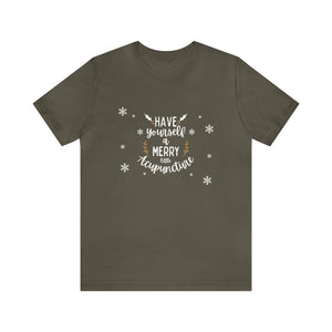 Have yourself a merry little Acupuncture Short-Sleeve T-Shirt