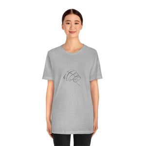 Acupuncture Line Art Short-Sleeve T-Shirt