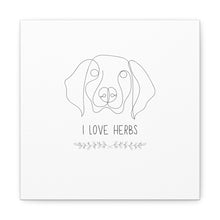 Load image into Gallery viewer, Doggie Loves Herbs Canvas
