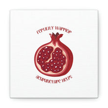 Load image into Gallery viewer, Acupuncture Helps with Pomegranate Fertility Warrior Canvas
