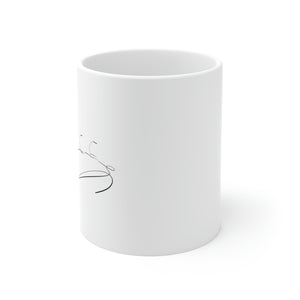 Fire Cup Line Art Mug