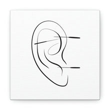 Load image into Gallery viewer, Ear Acupuncture Line Art Canvas
