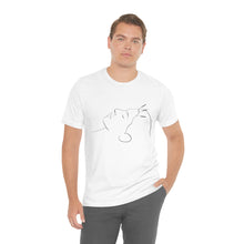 Load image into Gallery viewer, Facial Acupuncture Line Art Short Sleeve T-Shirt
