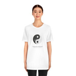Centered and Balanced with Acupuncture Short Sleeve T-Shirt