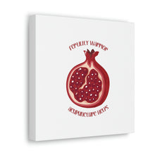 Load image into Gallery viewer, Acupuncture Helps with Pomegranate Fertility Warrior Canvas
