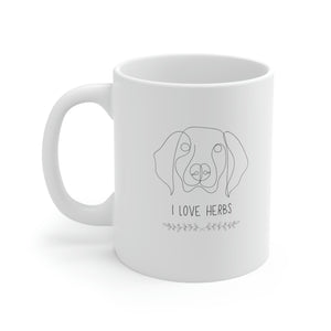 Doggie Loves Herbs Mug