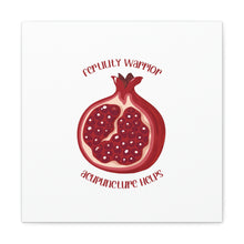 Load image into Gallery viewer, Acupuncture Helps with Pomegranate Fertility Warrior Canvas
