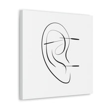 Load image into Gallery viewer, Ear Acupuncture Line Art Canvas
