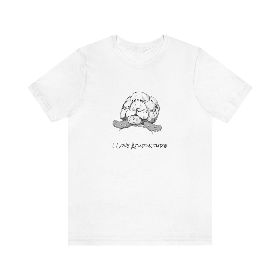 Tortoise loves Acupuncture Short Sleeve T-Shirt