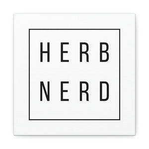 Herb Nerd Canvas