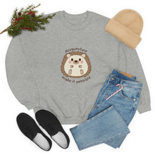 Load image into Gallery viewer, Acupuncture Make It Possible with Baby Hedgehog Sweatshirt

