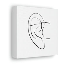 Load image into Gallery viewer, Ear Acupuncture Line Art Canvas
