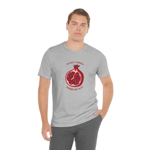 Acupuncture Helps with Pomegranate Fertility Warrior Short Sleeve T-Shirt