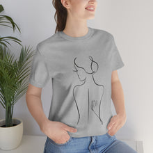 Load image into Gallery viewer, Gua Sha Back Line Art Short Sleeve T-Shirt
