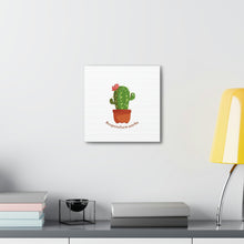 Load image into Gallery viewer, Acupuncture works with cute cactus Canvas
