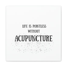 Load image into Gallery viewer, Life is Pointless without Acupuncture Canvas

