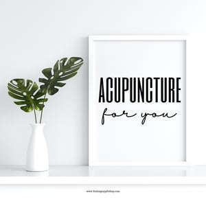 Acupuncture for You(Digital Download)