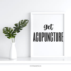 Get Acupuncture (Digital Download)