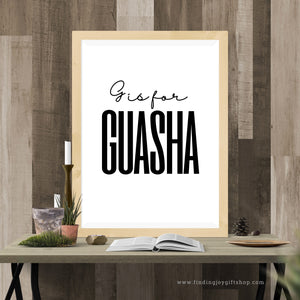 G is for Gua Sha (Digital Download)