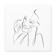 Load image into Gallery viewer, Facial Gua Sha Line Art Canvas
