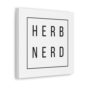 Herb Nerd Canvas