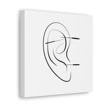 Load image into Gallery viewer, Ear Acupuncture Line Art Canvas
