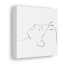 Load image into Gallery viewer, Facial Acupuncture Line Art Canvas
