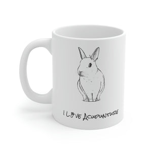 Rabbit Loves Acupuncture Mug
