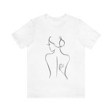 Load image into Gallery viewer, Gua Sha Back Line Art Short Sleeve T-Shirt
