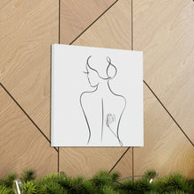 Load image into Gallery viewer, Gua Sha Back Line Art Canvas
