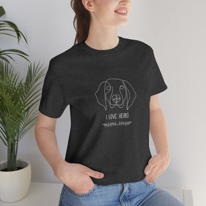 Doggie loves herbs Short-Sleeve T-Shirt