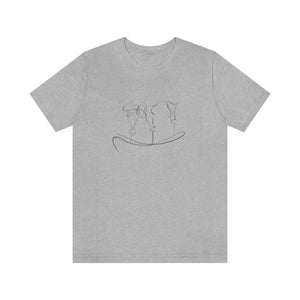 Moxibustion Line Art Short-Sleeve T-Shirt