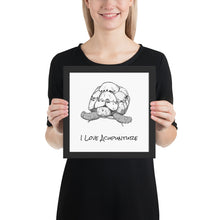 Load image into Gallery viewer, Tortoise  Loves Acupuncture Framed poster

