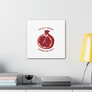 Acupuncture Helps with Pomegranate Fertility Warrior Canvas