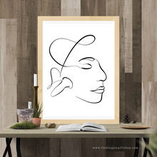 Load image into Gallery viewer, Facial Cupping Line Art (Digital Download)
