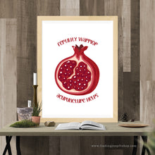 Load image into Gallery viewer, Acupuncture Helps with Pomegranate Fertility Warrior (Digital Download)
