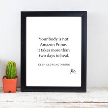 Load image into Gallery viewer, acupuncture themed poster
