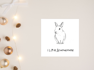 Rabbit Loves Acupuncture Canvas