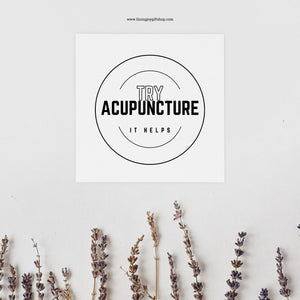 Try Acupuncture (Digital Download)